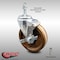Service Caster 5 Inch SS High Temp Phenolic Swivel 10mm Threaded Stem Caster with Brake SCC SCC-SSTS20S514-PHSHT-TLB-M1015 - alternate 3
